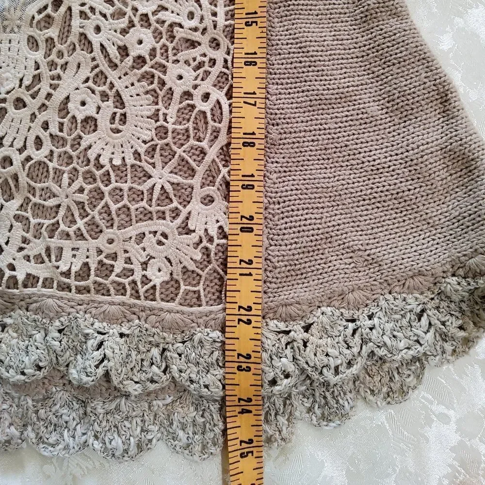 Free People Women's Chunky Knit Sweater Top Size S-P